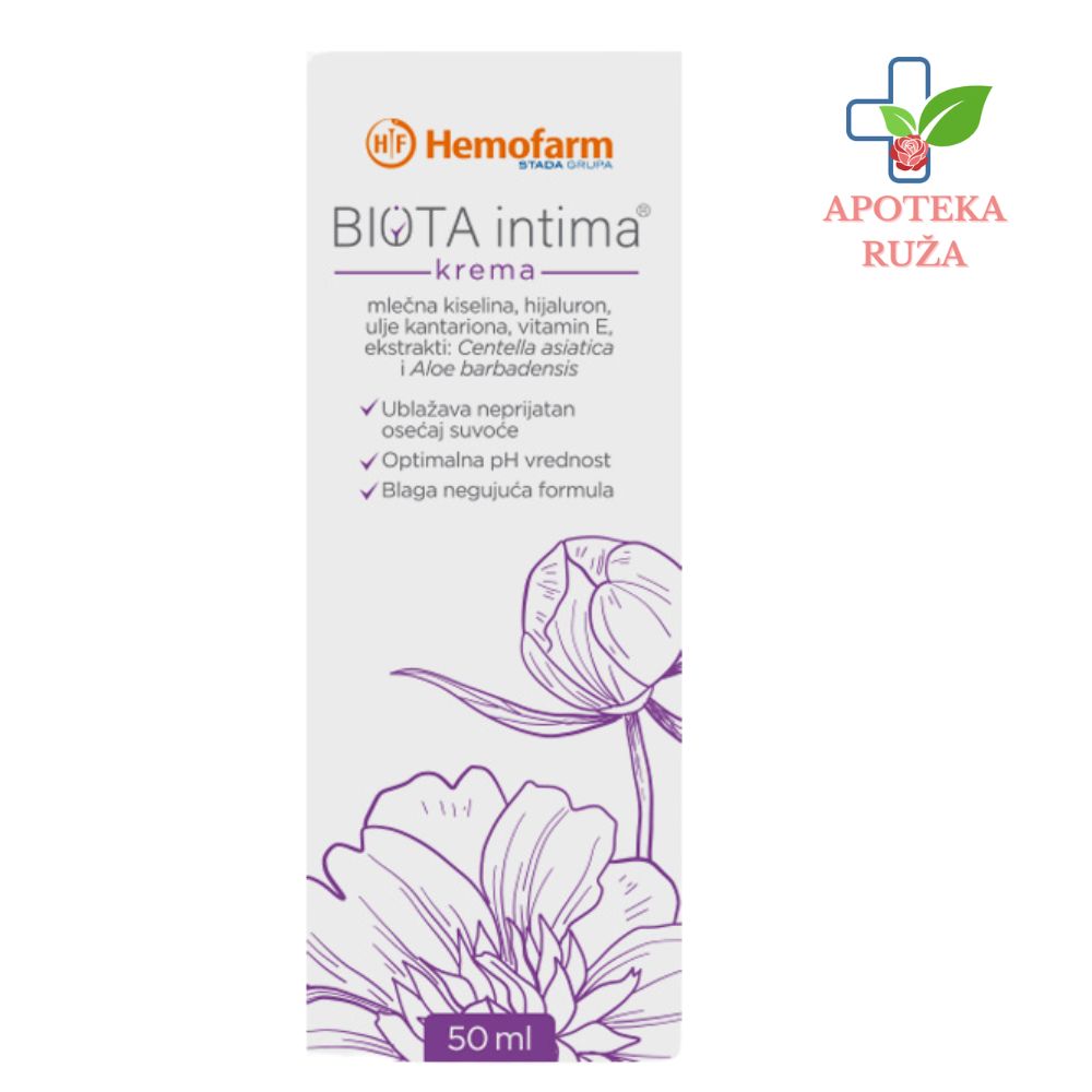Biota Intima hidratantna intimna krema 50ml