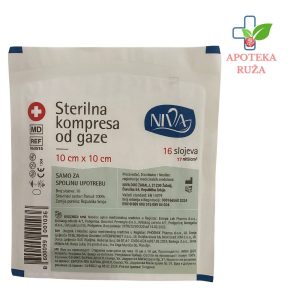 Kompresa sterilna 10x10 Niva 1 komad