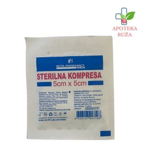 Kompresa sterilna 5x5 Beta 1 komad