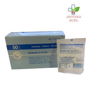 Kompresa sterilna 5x5 Tosama 1 komad