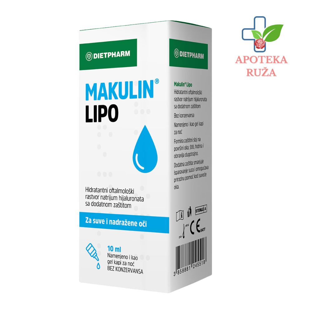 Makulin Lipo veštačke suze kapi za oči 10ml