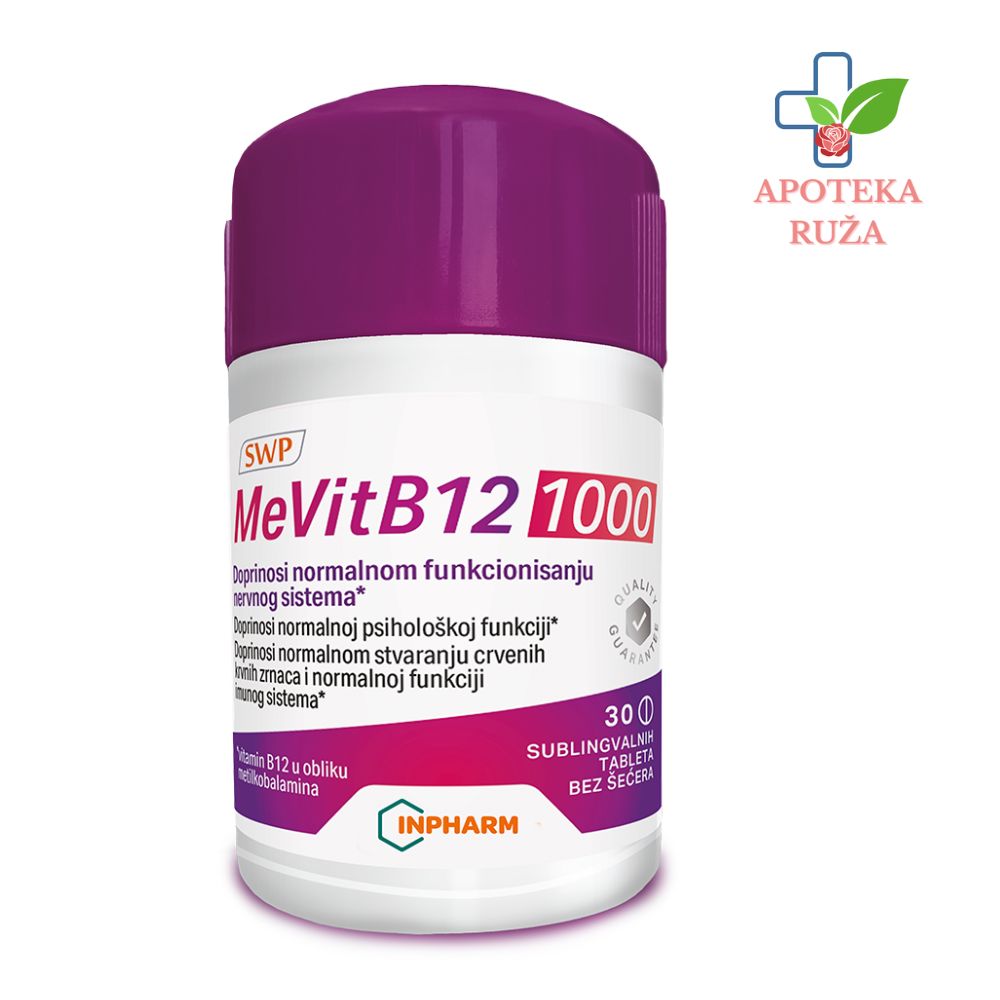 MeVit B12 1000 vitamin B12 30 tableta