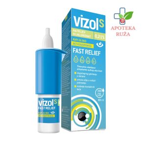 Vizol S 0,21% natrijum hijaluronata veštačke suze kapi za oči 10ml