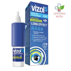 Vizol S 0,4% natrijum hijaluronata veštačke suze kapi za oči 10ml