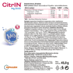 Citrin Mg DUO magnezijum citrat + magnezijum bisglicinat 30 tableta