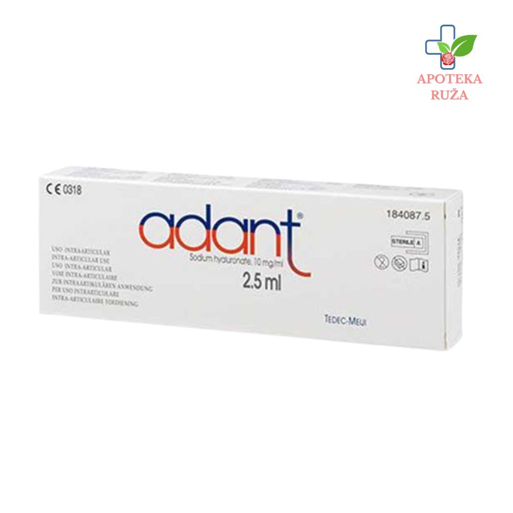 Adant intraartikularna injekcija sa hijaluronskom kiselinom 2,5ml