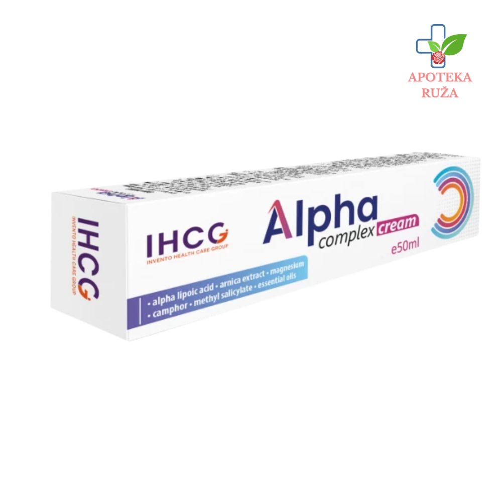 Alpha Complex krema za ublažavanje grčeva u mišićima i poboljšanje periferne cirkulacije 50ml