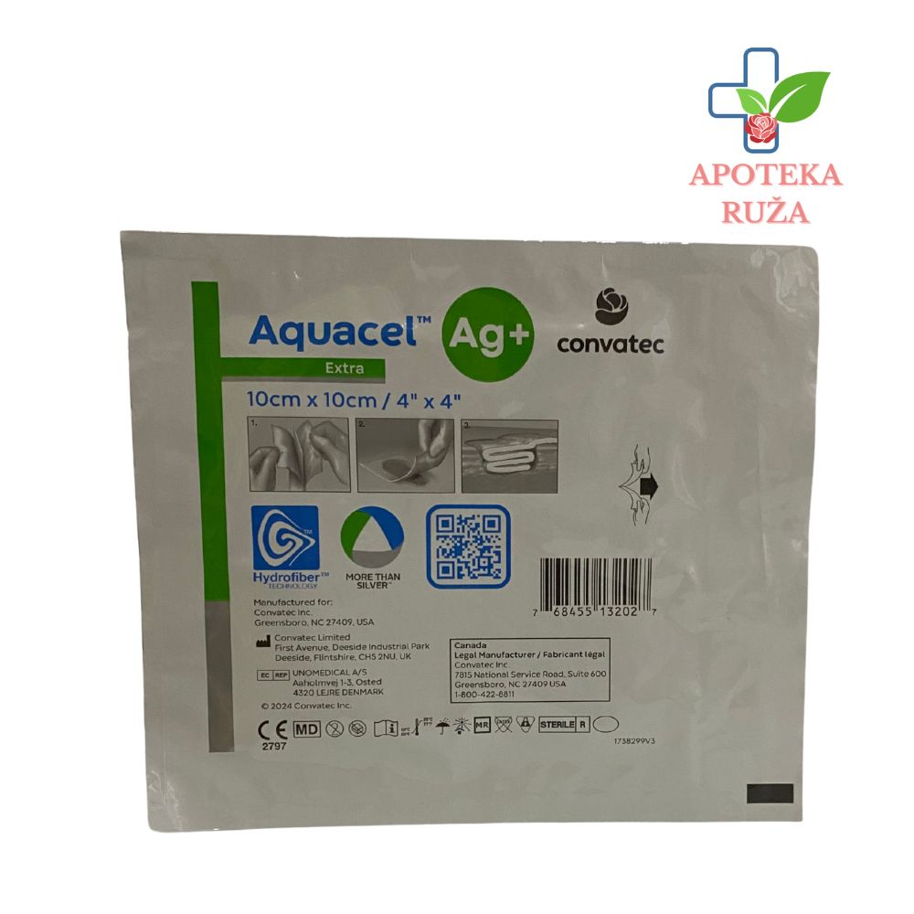 Aquacel Aq+ Extra 10cmx10cm obloga za rane 1 komad