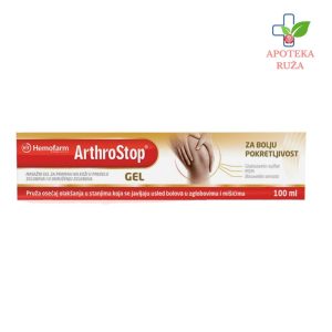 Arthro Stop gel za kosti i zglobove, poboljšava pokteljivost 100ml