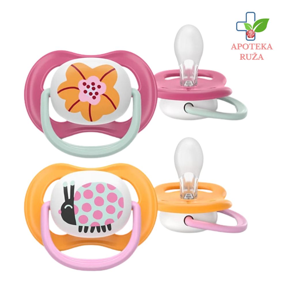 Avent Varalica 6-18m STHR Air Coll Pink/Orange 2 komada