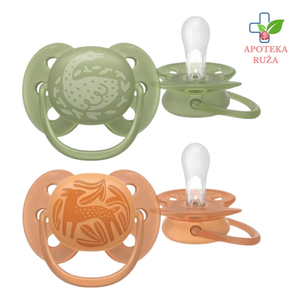 Avent Varalica Soft 18+m Orange/Green 2 komada