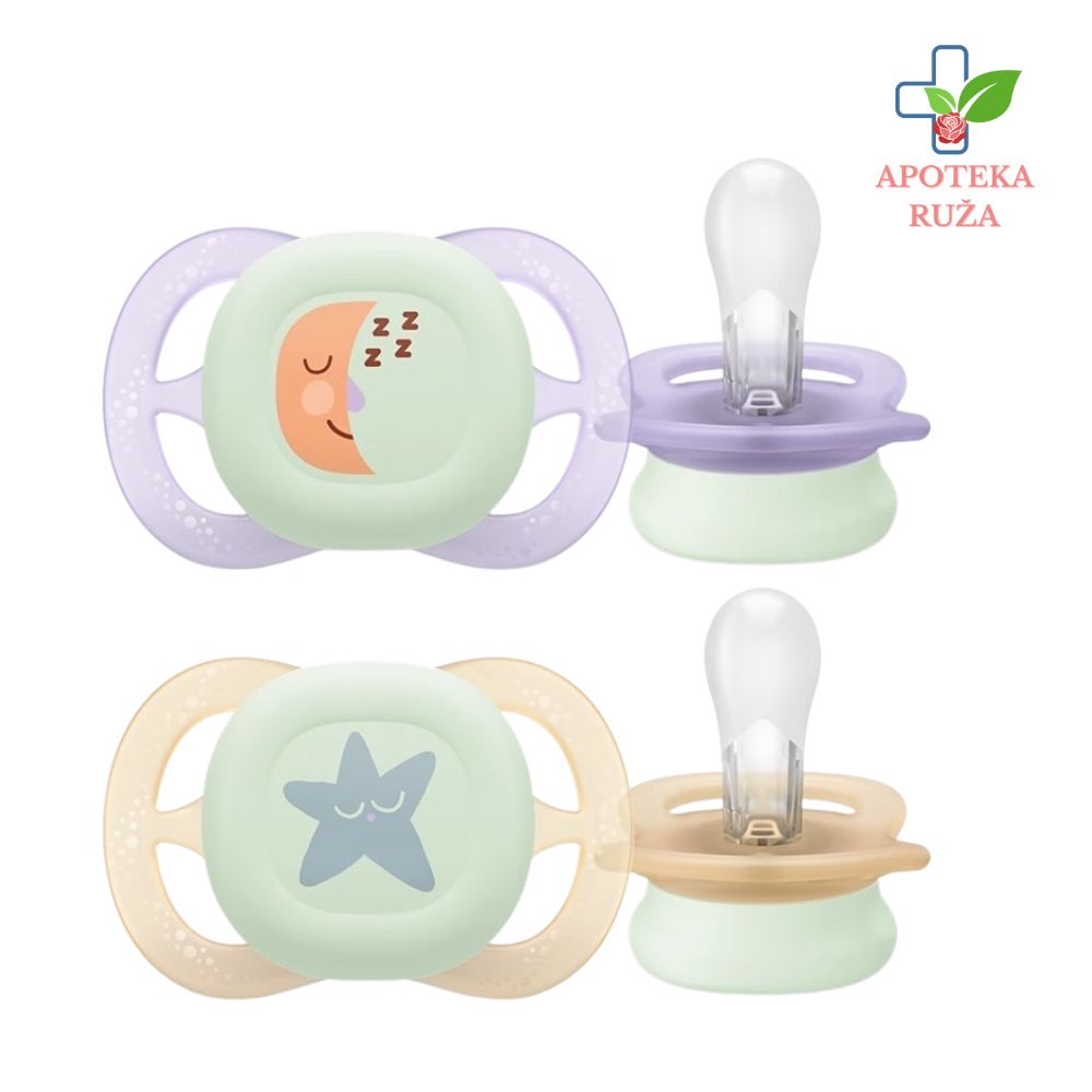 Avent Varalica Starter noćna 0-2m girl za devojčice 2 komada