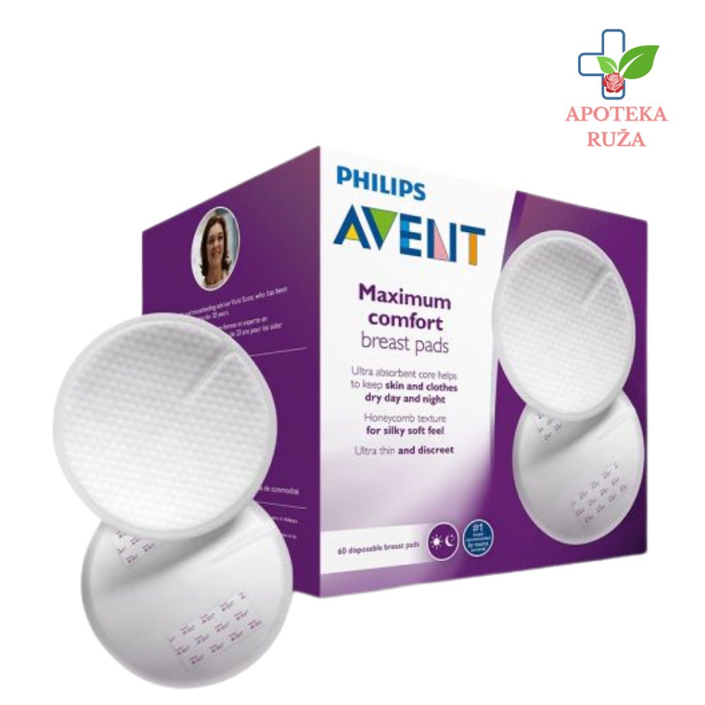 Avent jednokratni tupferi za grudi 60 komada 5805