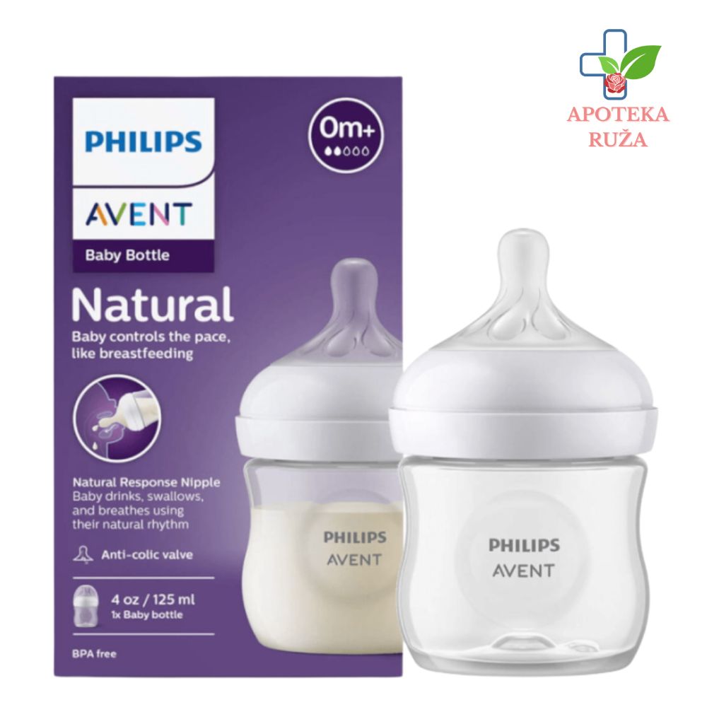 Avent plastična boca Natural Response 125ml 0444