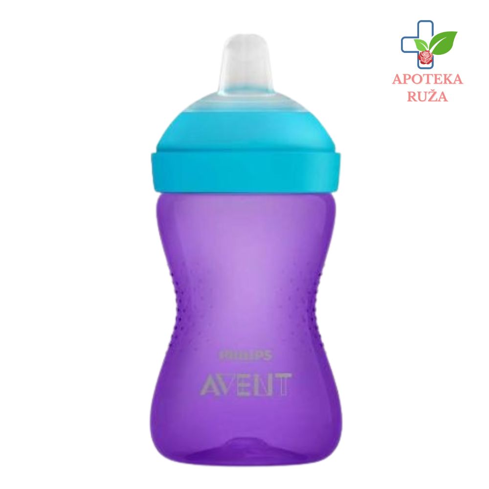 Avent šolja sa mekanim kljunom 12+ ljubičasta 300ml 802/02