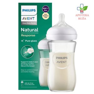 Avent staklena boca Natural Response 240ml 0772