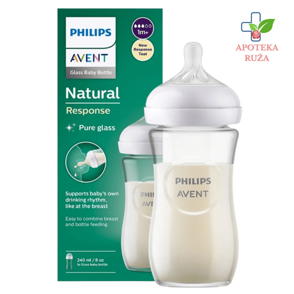 Avent staklena boca Natural Response 240ml 0772