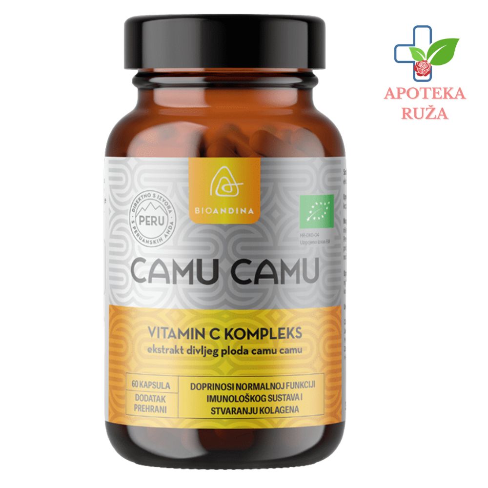 Bioandina Camu Camu Vitamin C kompleks 60 kapsula