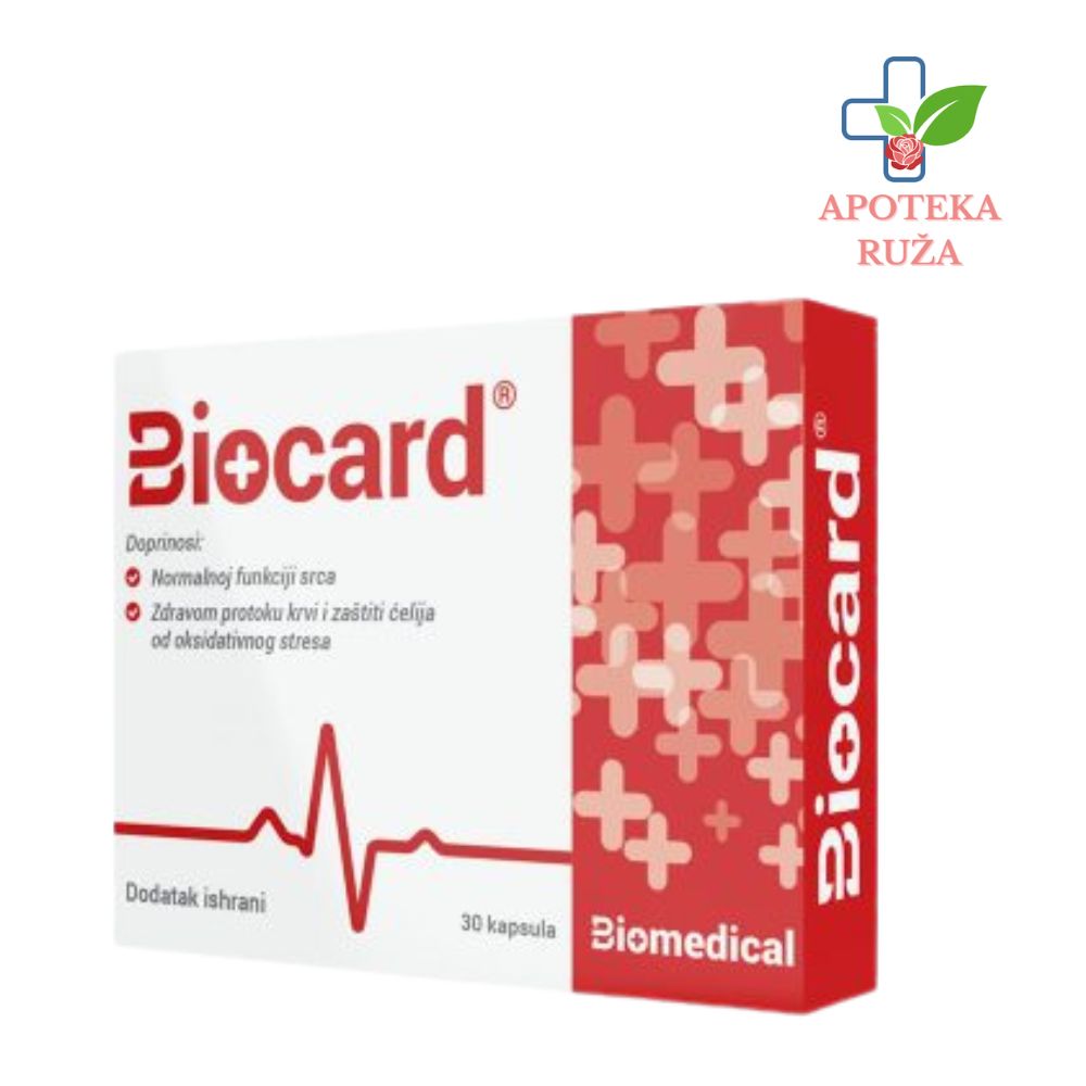 Biocard za zdravo srce 30 kapsula