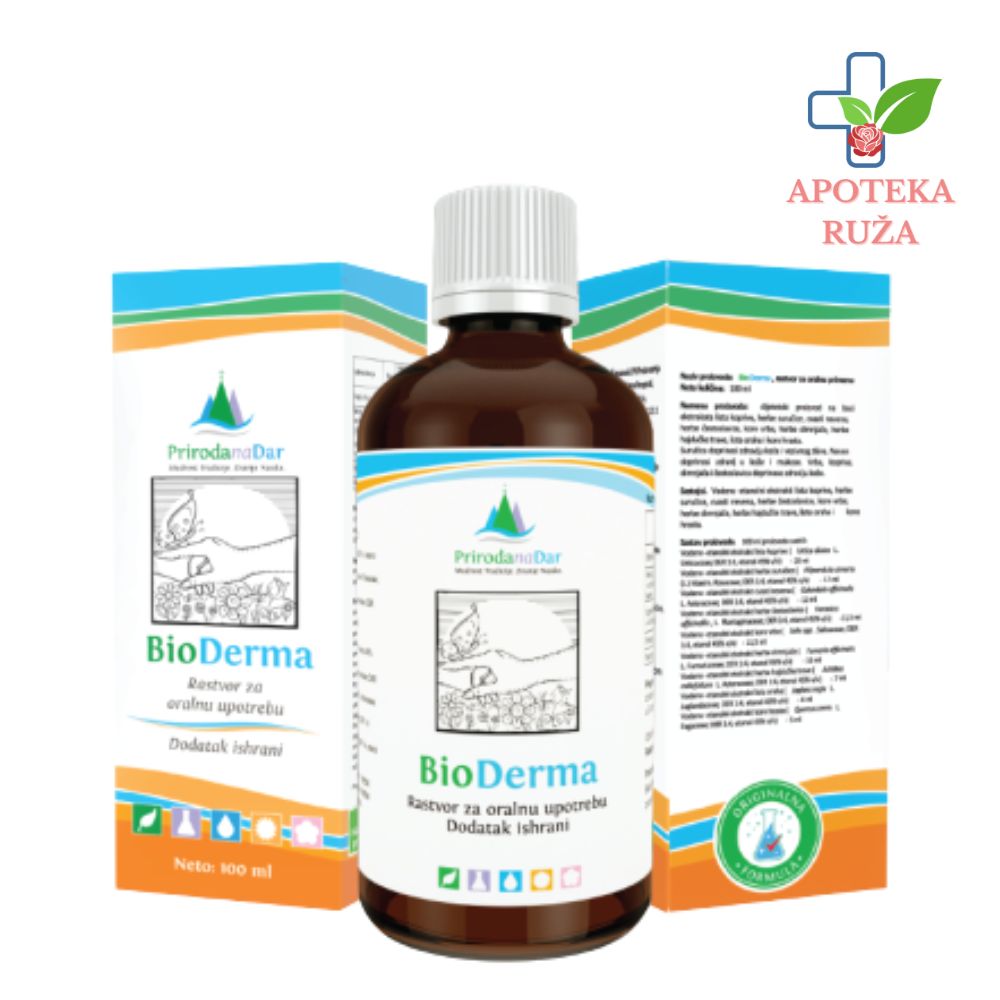 Bioderma oralni rastvor protiv psorijaze i za čišenje jetre – Priorda na dar 100ml