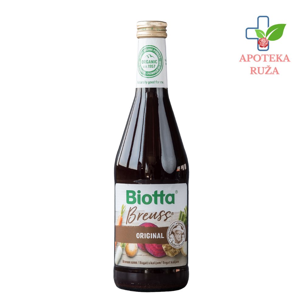 Biotta Breus – Brojsov organski sok – antikancerogena terapija za detoks organizma 500ml