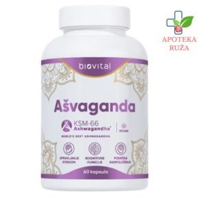 Biovital Ašvaganda KSM-66 protiv stresa 60x600mg