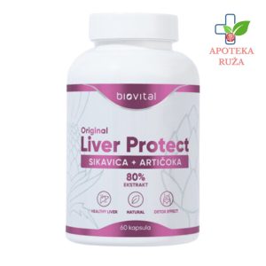 Biovital Liverprotect za detoksikaciju jetre 60 kapsula