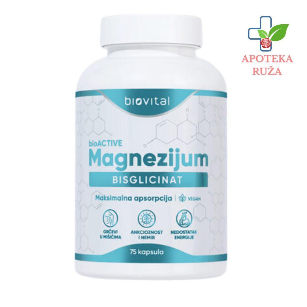 Biovital Magnezijum bisglicinat 60 kapsula