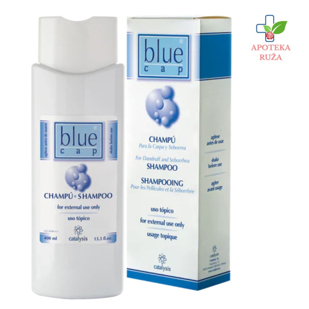 Blue Cap šampon za seboreju, psorijazu i kod perutanja kože 400ml