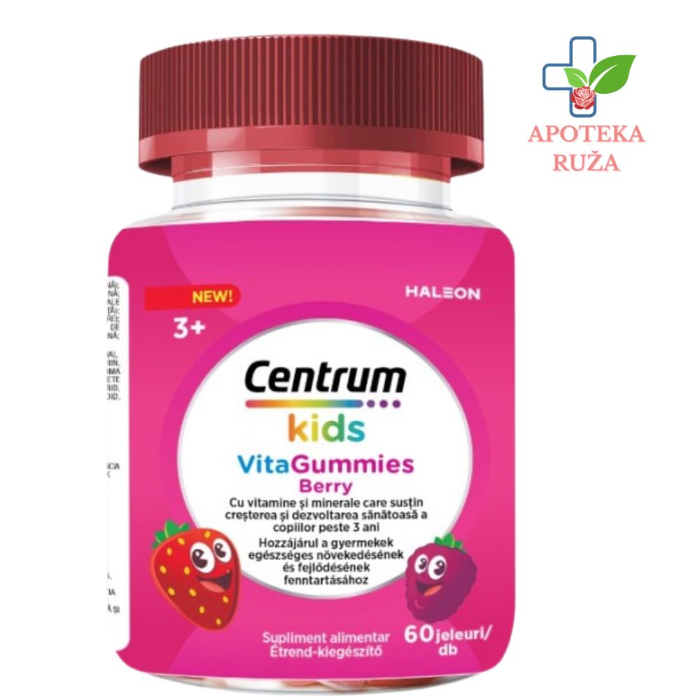 Centrum Kids VitaGummies Berry – šumsko voće 60 gumenih bombona