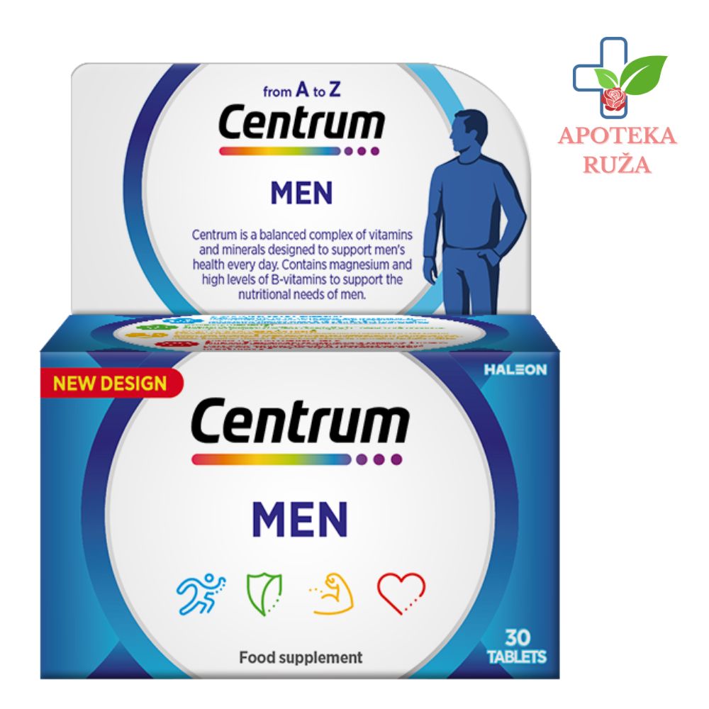 Centrum Men – kompleks vitamina i minerala za muškarce 30 tableta
