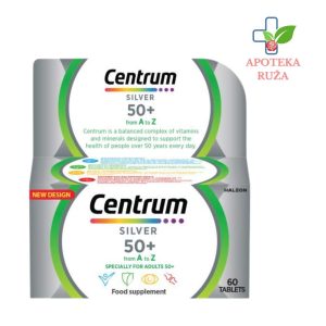 Centrum Silver A-Z - kompleks vitamina i minerala za 50+ 60 tableta