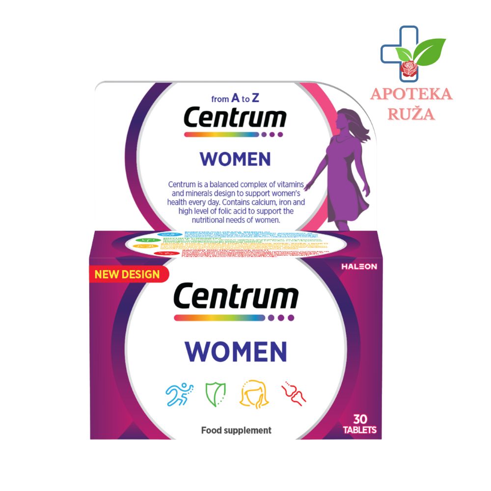 Centrum Women – kompleks vitamina i minerala za žene 30 tableta