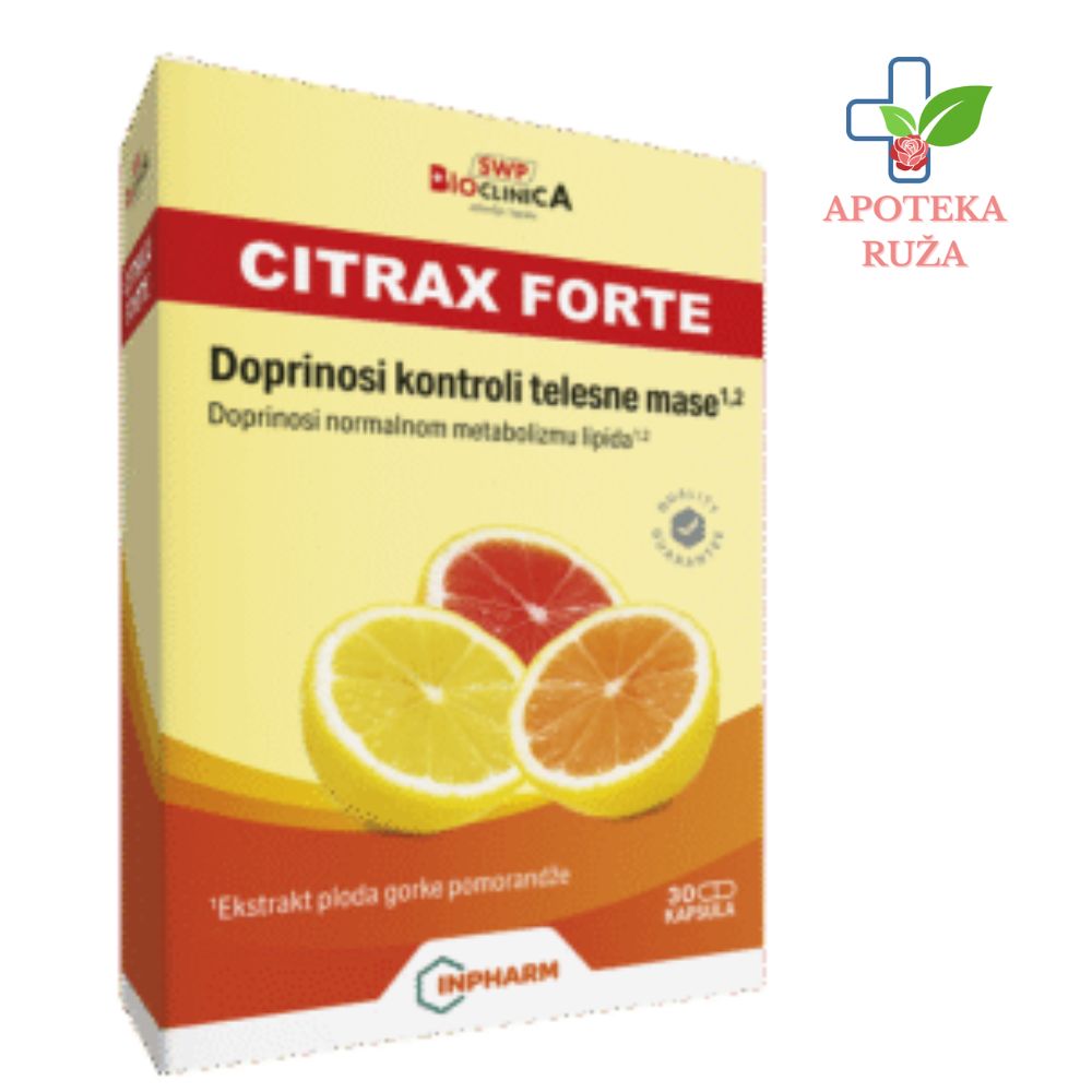 Citrax Forte za mršavljenje Bioclinica 30 kapsula