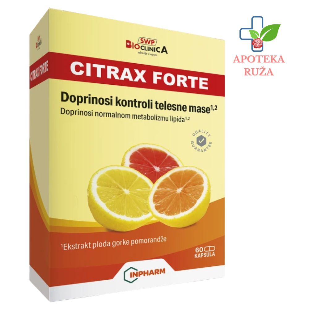 Citrax Forte za mršavljenje Bioclinica 60 kapsula