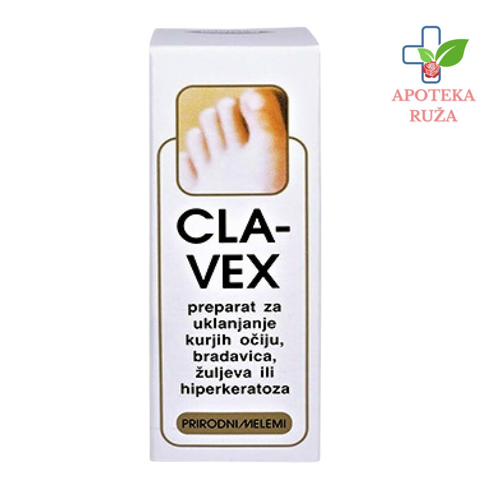 Clavex preparat protiv kurijih očiju i bradavica 10ml