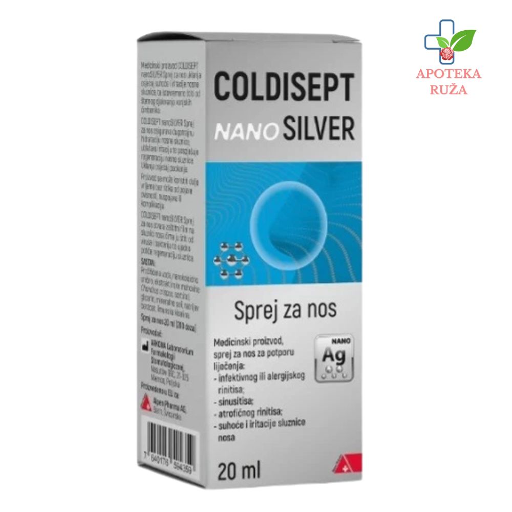Coldisept Nano Silver sprej za nos 20ml