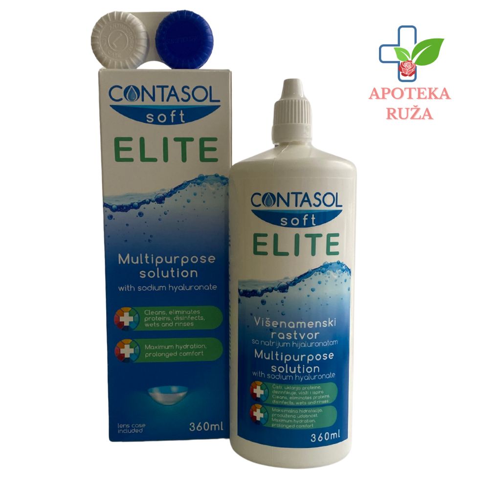 Contasol Soft Elit višenamenski rastvor za sočiva 360ml