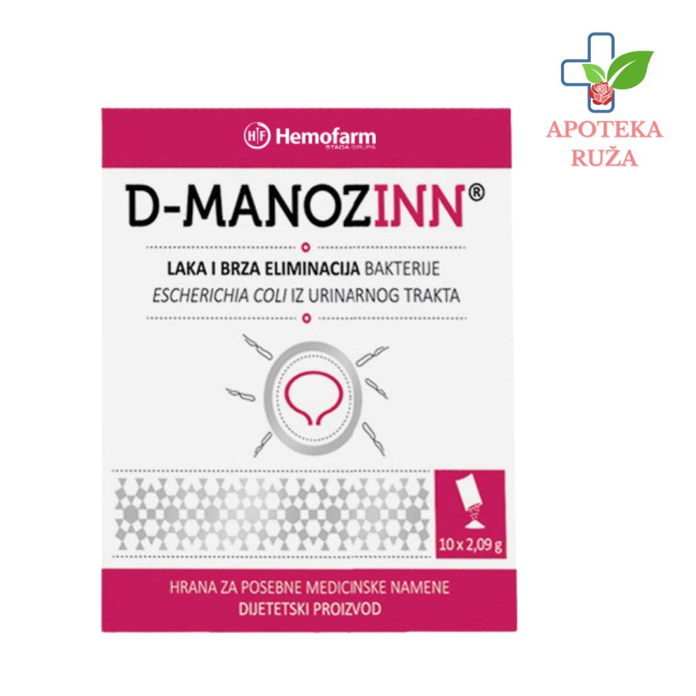 D manozinn protiv Escherichie coli 10 kesica