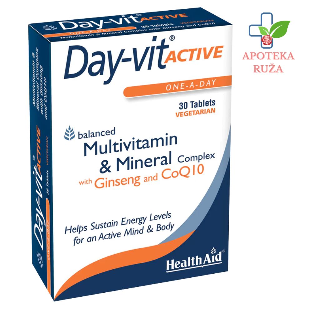 Dayvit Active za energiju 30 tableta HealthAid