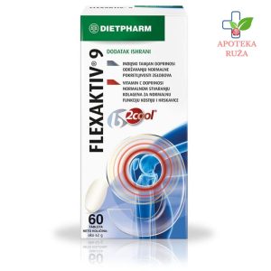 Dietpharm Flexaktiv 9 za jačanje kostiju i zglobova 60 tableta