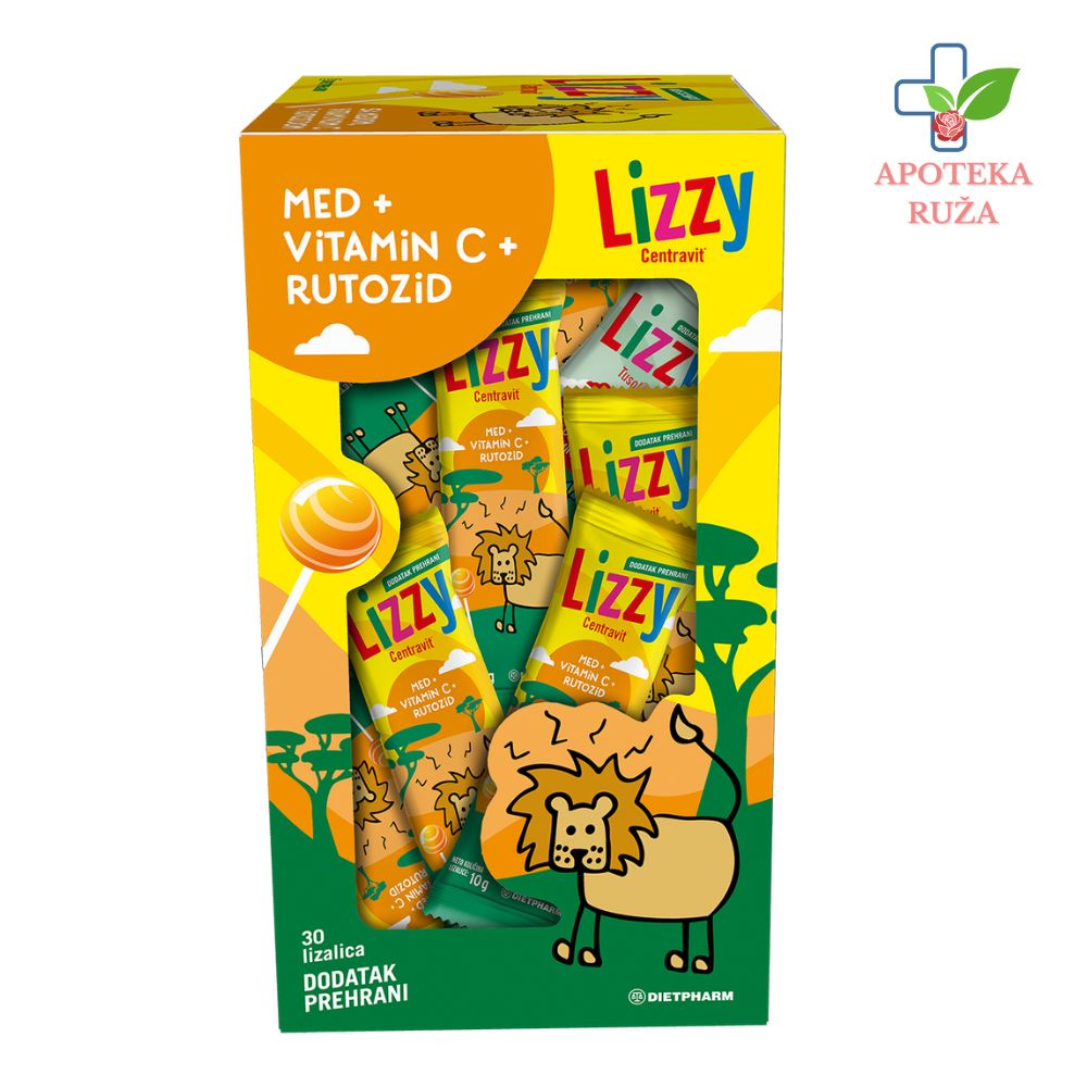 Dietpharm Lizzy Centravit za imunitet 30 lizalica