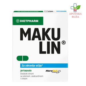 Dietpharm Makulin za zdravlje očiju 30 kapsula