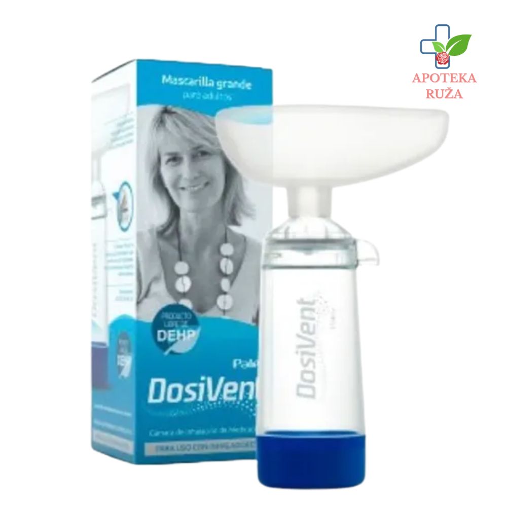 Dosivent inhalaciona komora sa velikom maskom za odrasle