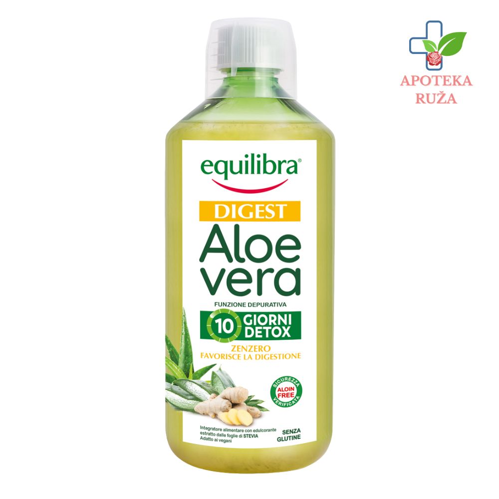 Equilibra Aloe Vera Digest sa đumbirom za detoks organizma i bolje varenje hrane 500ml
