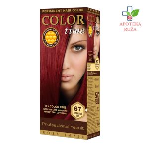 Farba za kosu Color Time Jarko crvena br.67