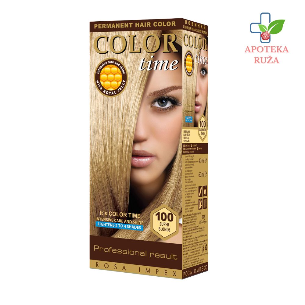 Farba za kosu Color Time Super plava br.100
