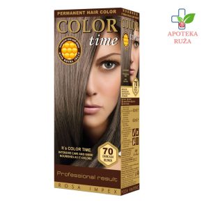 Farba za kosu Color Time Tamno pepeljasto plava br.70