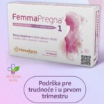 FemmaPregna 1 za trudnice od 1-12 nedelje trudnoće 30 kapsula