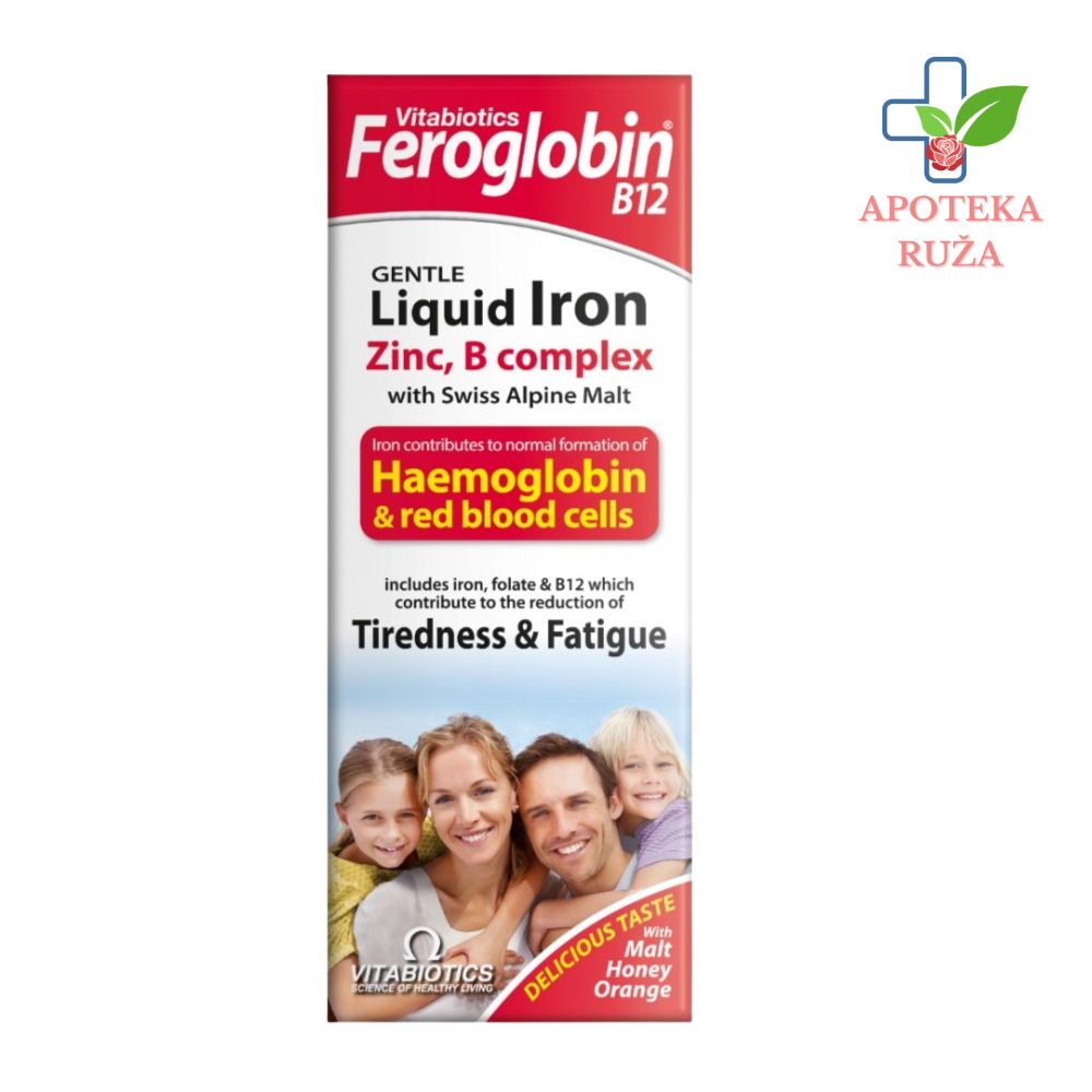 Feroglobin Liquid B12 – gvožđe sirup za decu 200ml